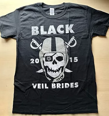 Buy BLACK VEIL BRIDES Football Skull Mens / Womens/ Unisex T Shirt Black White (M) • 7.95£