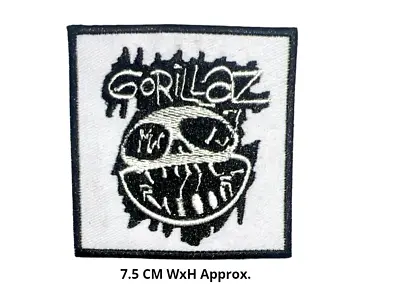 Buy Gorillaz Rock Music Logo Face Patch Embroidered Iron On/Sew On Badge Shirt N-670 • 2.25£