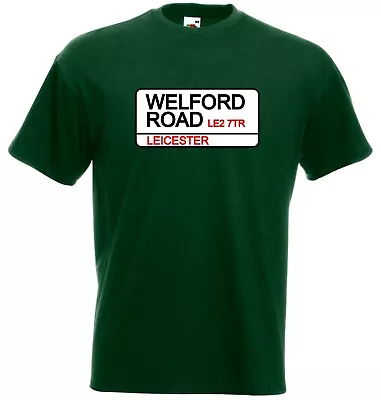 Buy Leicester Tigers Welford Road Street Sign Rugby Union Club T-Shirt • 12.96£