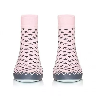Buy Moccis Cool In Pink  Slipper Socks With A Fun Car Print UK 7/8 EU 24/25 SALE £6 • 6£