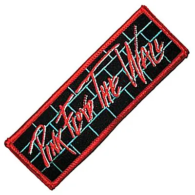 Buy Pink Floyd The Wall (red Writing) Iron-on/sew-on Cloth Patch 115mm X 40mm (cv)   • 4.99£