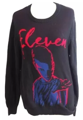 Buy Stranger Things Eleven 11 Christmas Sweater Shirt Netflix  New Medium Horror • 37.57£
