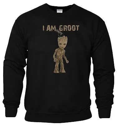 Buy I Am Baby Groot Sweatshirt Superhero Fans Joke Birthday Xmas Gift Men Jumper Top • 14.99£