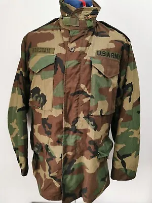 Buy Vintage US Army Camoflage M-65 Jacket  Dated 1984 Size Small Regular  • 45£
