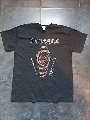 Buy Funeral Throne Vintage Rare T Shirt (size L) NEW Nifelheim Watain UK Black Metal • 25£