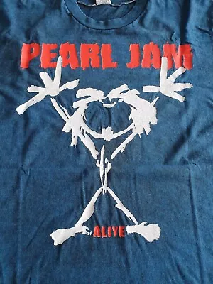 Buy Vintage Pearl Jam Alive Stickman Shirt TOP HEAVY Brand 1990s Vtg Ten Vedder • 289.69£