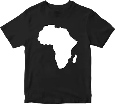 Buy Map African T-shirt Continent Countries Tribal Black History Wakanda Stay Gifts • 10.99£
