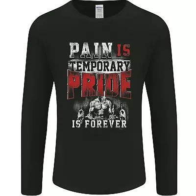 Buy Pain Gym Training Top Bodybuilding Fitness Mens Long Sleeve T-Shirt • 12.99£