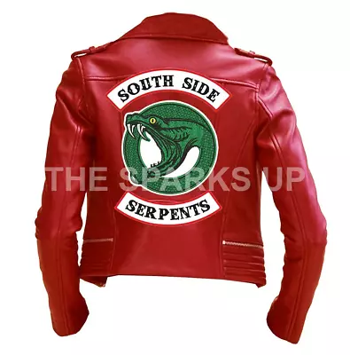 Buy Riverdale Southside Serpents Gang Womens Jughead Jones Cole Sprouse Biker Jacket • 109.99£