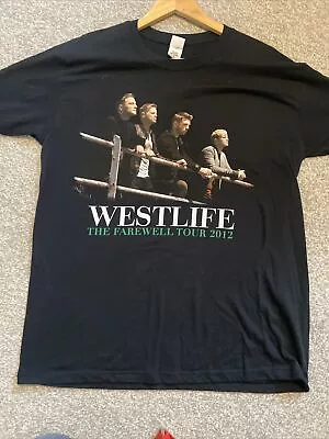 Buy Westlife The Farewell Tour 2012 T Shirt - Size Large • 19£