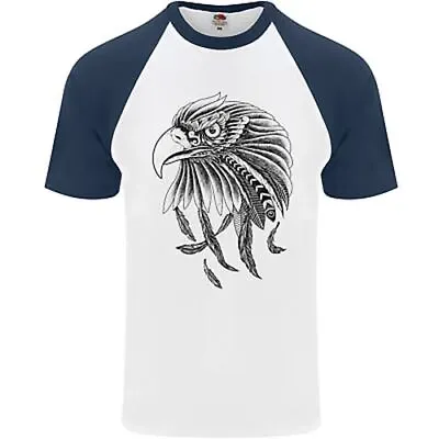 Buy Eagle Ornithology Bird Of Prey Mens S/S Baseball T-Shirt • 11.99£