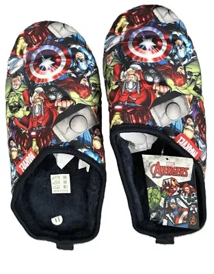 Buy Men's Marvel Avengers Mule Slippers Size UK 11 BNWT Fathers Day • 10.99£