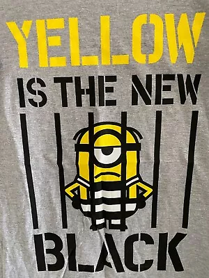 Buy New Official Mens Despicable Me Minions Yellow Is New Black T Shirt S M L Xl 2xl • 6.99£