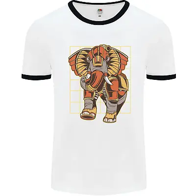 Buy Steampunk Elephant Mens Ringer T-Shirt • 9.99£
