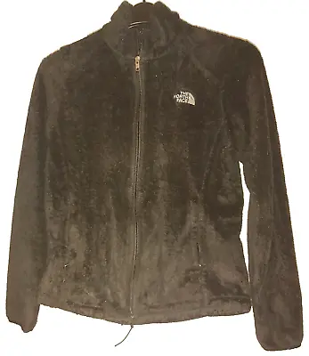Buy North Face Teddy Fleece Jacket Womens Size Small Black Full Zip Up Jumper • 18.85£