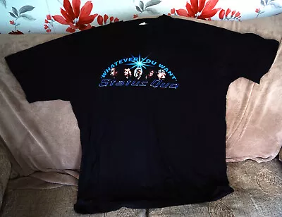 Buy Status Quo Vintage Memorial T-Shirt Whatever You Want 1997/1998 World Tour • 14.50£