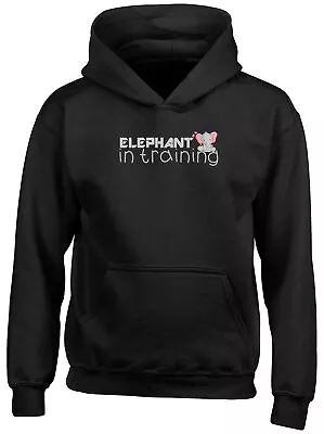 Buy Elephant In Training Kids Hoodie Africa Jungle Savanna Wildlife Boys Girls Top • 13.99£