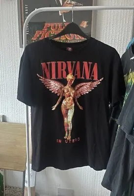 Buy Vintage Nirvana In Utero Band Promo Shirt  • 25£