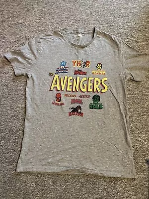 Buy Grey Official Marvel Avengers T-shirt From The Gap - Size Unisex Small • 1£