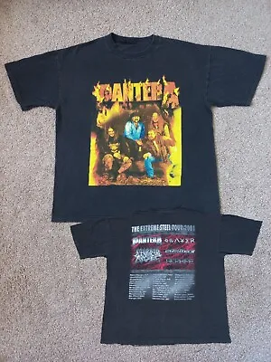 Buy Vintage Pantera 2001 Tour T-Shirt - Size L/M - Heavy Metal - Slayer Morbid Angel • 49.99£