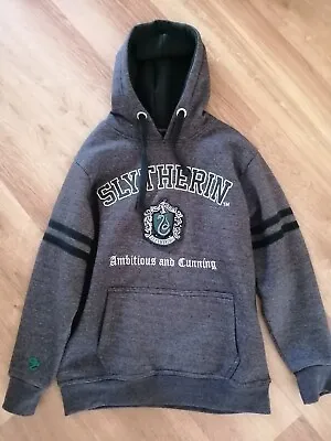 Buy Harry Potter Official Slytherin Hoodie Grey Size S • 19.99£