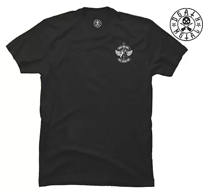 Buy Guitar & Wings T Shirt Pocket Music Clothing Goth Punk Band Rock N Roll Fans Top • 10.99£