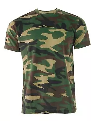 Buy GAME Men's Camo T Shirt Camouflage Top Army / Military / Hunting / Fishing • 8.95£