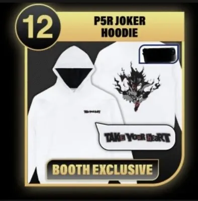 Buy Anime Expo 2022 Persona 25th P5R Joker Hoodie Atlus Booth Exclusive Large • 120.64£