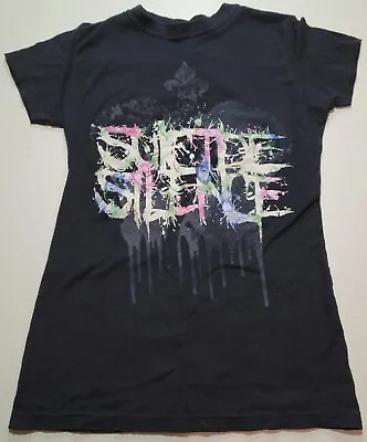 Buy Suicide Silence T Shirt Junior’s SZ S Metal Band Gothic Hot Topic  • 9.65£