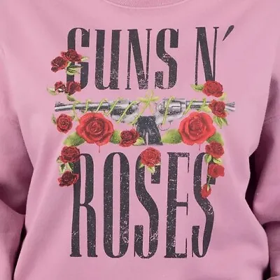 Buy Licensed Ladies Band Sweatshirt Gun And Roses Size M • 33.14£