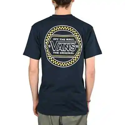 Buy Vans Circle Checker Drop V S/S T-Shirt - Navy • 24.99£