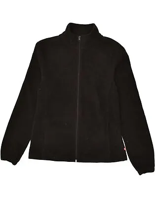 Buy DICKIES Womens Fleece Jacket UK 18 XL Black Polyester AU07 • 20.98£