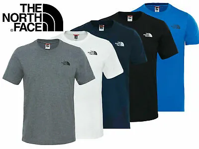 Buy The North Face Mens Short Sleeve Cotton Simple Dome T Shirt Casual Crew Neck Top • 12.99£