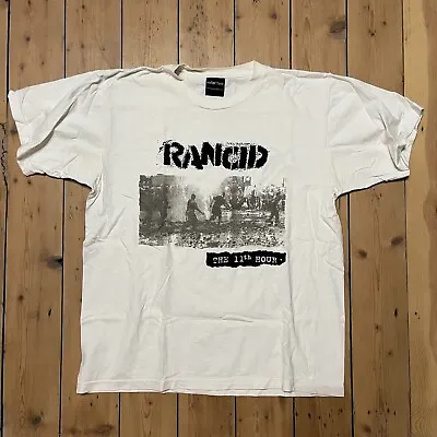 Buy Rancid 11th Hour Single Stitch Tee Wall Of Fame Punk HC SOIA Large • 18£