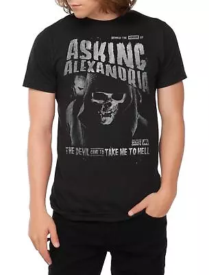 Buy Officially Licensed Asking Alexandria Death Of Me Mens Black T Shirt Classic Tee • 14.50£