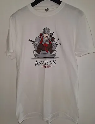 Buy Assassins Creed(greed, Funny) Tshirt, Size M, Geek Box, Brand New • 4.45£