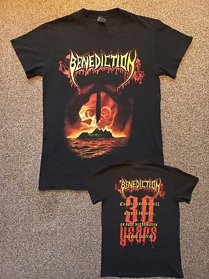 Buy Benediction Subconscious Terror 30 A T-shirt - Gildan Size S - Heavy Death Metal • 9.99£