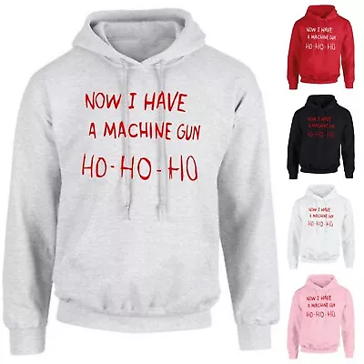 Buy Now I Have Machine Gun Ho Ho Ho DIE HARD Christmas Hoodie Kids Adult Men Women • 18.99£
