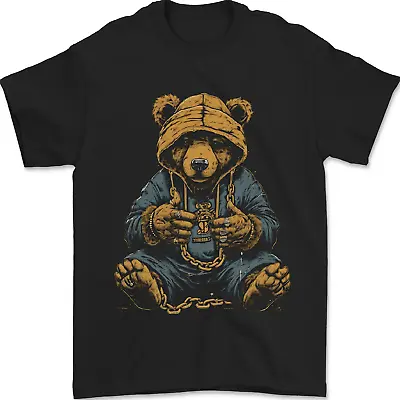 Buy Hip-Hop Teddy Bear Gangsta Rap Gangster Mens T-Shirt 100% Cotton • 10.49£