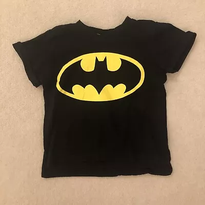 Buy World Book Day Boys Batman T-shirt With Cape Age 3-4 Years Nw17 • 2.85£