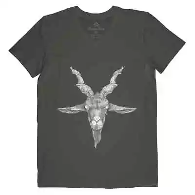 Buy Dark Lord Baphomet Mens T-Shirt Horror Goat Head Occult Mystic Tattoo P163 • 13.99£