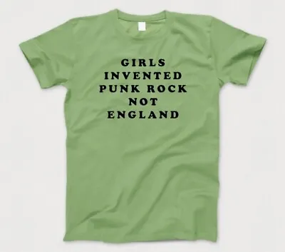 Buy Girls Invented Punk Rock Not England T Shirt 768 Music Kim Gordon Sonic Youth • 12.95£
