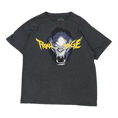 Buy Vintage Primal Rage Overwatch T-Shirt - Large Grey Cotton • 8.69£