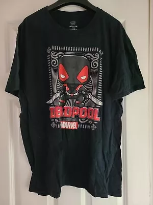 Buy Marvel Deadpool Funko Pop Tshirt Size  XL • 5£
