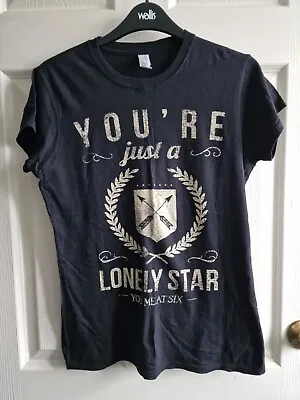 Buy You Me At Six Ladies 'You're Just A Lonely Star' Grey Small T-shirt  • 10£