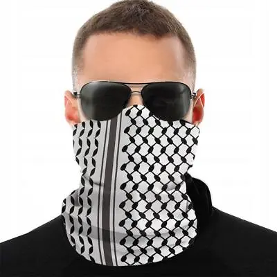 Buy Palestine Neck Scarf Palestine Flag Scarf Palestinian Bandana Mask • 2.54£