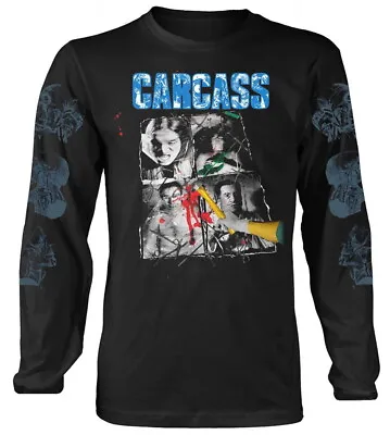 Buy Carcass Necroticism Black Long Sleeve Shirt NEW OFFICIAL • 25.19£