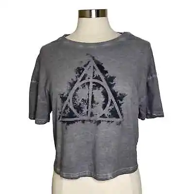 Buy Fantastic Beasts Crimes Of Grindelwald Deathly Hallows Lace-Up Top Size Small • 19.27£