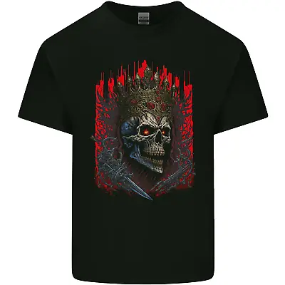 Buy Evil Skull King Heavy Metal Rock Music Kids T-Shirt Childrens • 7.48£