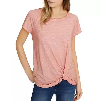Buy Sanctuary Womens Sunny Days Pink Twist Front Tee T-Shirt Top XXS  2169 • 5.50£